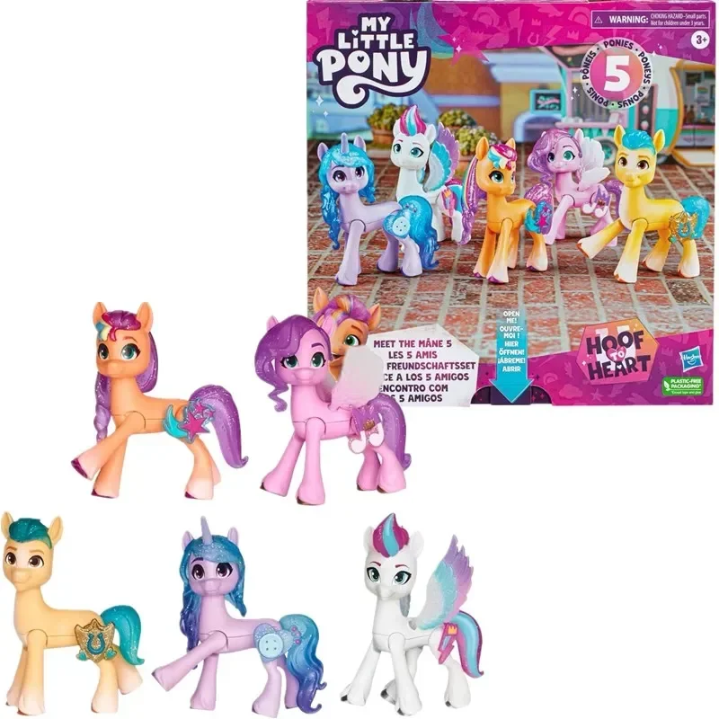 

Hasbro My Little Pony Action Figure Kids Birthday Gifts Sunny Starscout Hitch Trailblazer Izzy Moonbow Zipp Storm Pipp Petals