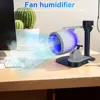 Creative Desktop Turbofan with Humidifier & Light Engine Model JetFan 3D Printed Exquisite Toy for Home Office 1