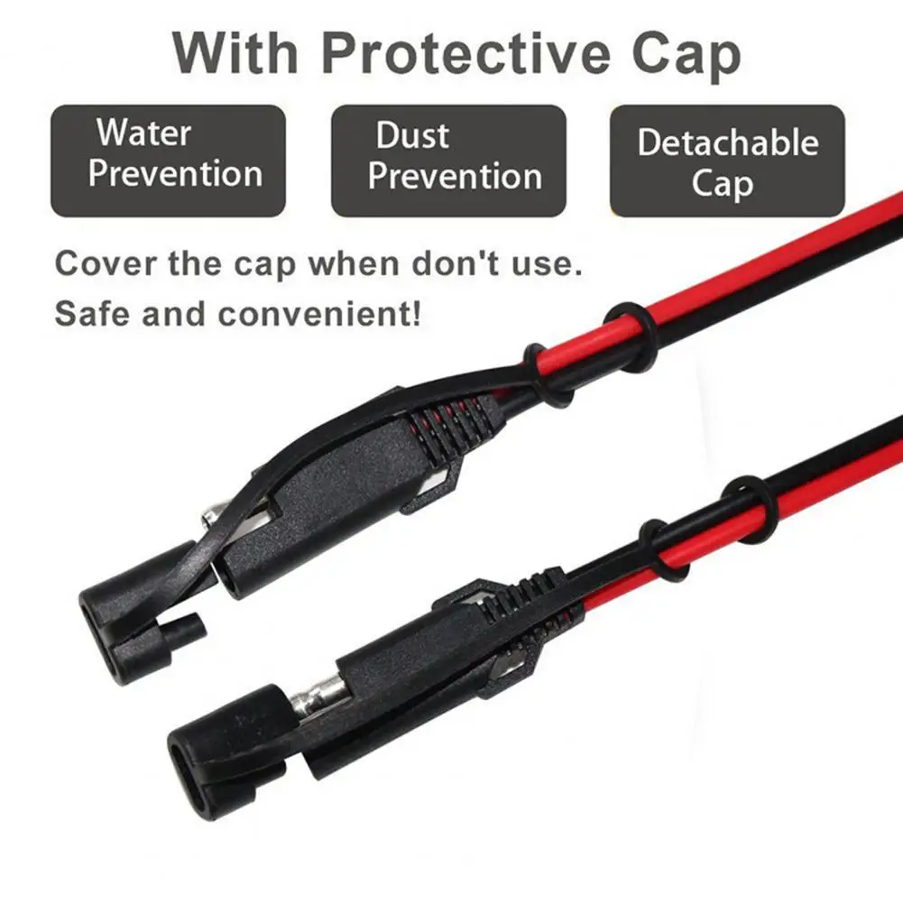 

Good SAE Extension Cord Quick Connect Rubber Power Supply Cord Extension Cord Wire Harness SAE Copper Connector