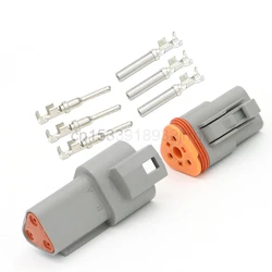 Waterproof Automotive Connector Plug Kit - Male & Female Plugs (3Pin Male Female)