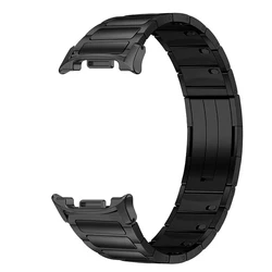 Quick Link Stainless Steel Durable Watch Strap Bracelet - Galaxy Watch 8 (Black )