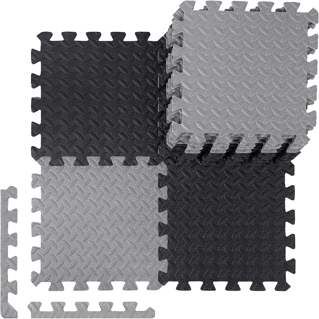 Interlocking EVA Foam Floor Mats Waterproof Non-Slip Tiles for GymGarage Kids Room Home Workout Sports Mat Puzzle Mat
