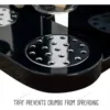 1 Pack Multi-Function Food Storage Container Cereal Dry Food Dispenser Dual Control Home Kitchen Storage Bottle Kitchen Items 5