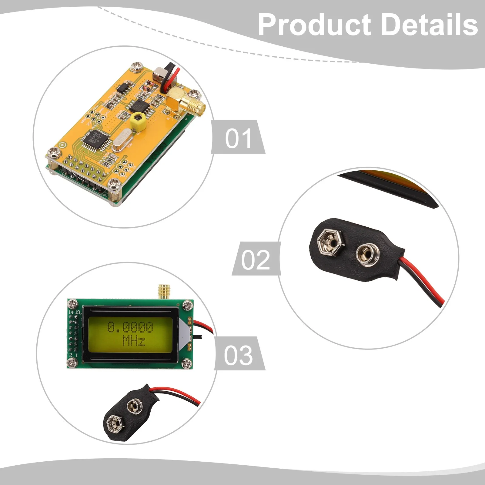 RF Frequency Counter Tester: 1MHz 1.2GHz Digital Meter Precision