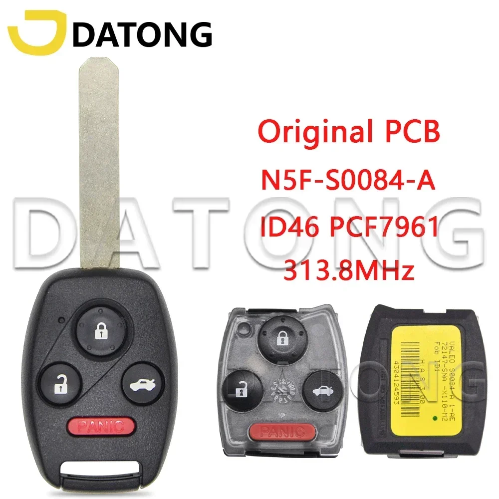 

Автомобильный пульт дистанционного управления Datong для Honda Civic CRV HRV City ID46 PCF7961