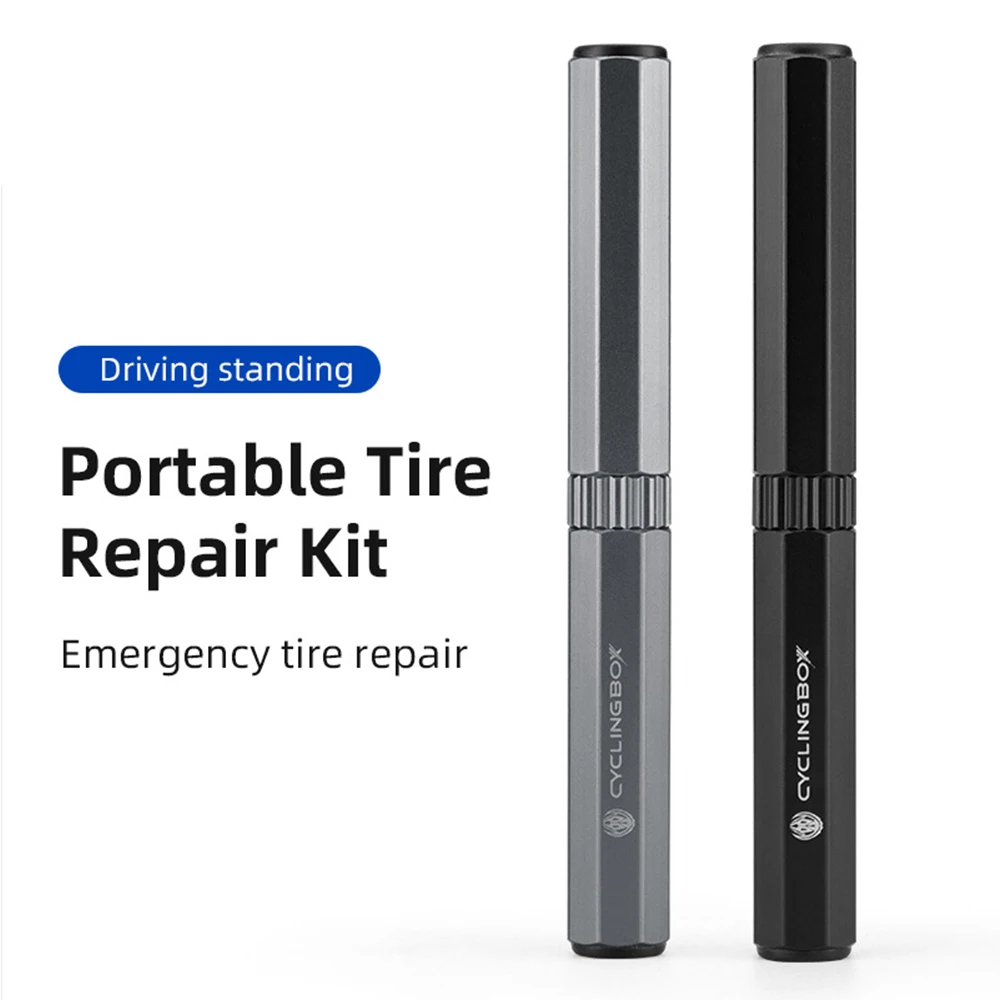 

Набор инструментов для ремонта бескамерных шин, портативный уплотнитель для заглушка для шины проколов