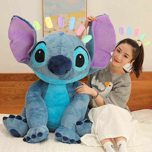 Plush Stitch Disney 60cm  Lilo Stitch Plush 60cm - 60cm Big Stuffed  Animals Disney - Aliexpress