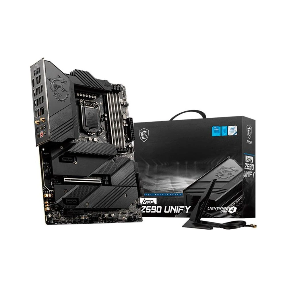 Motherboard MSI UnIfy Z590 MEG Electronics for computer office equipment spare parts laptop Motherboards Components |