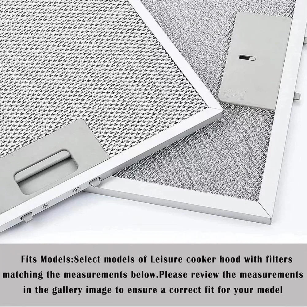 Universal Cooker Hood Grease & Odour Filter For Kitchen Extractor Fan Vent Metal Grease Filter 250*270*9mm
