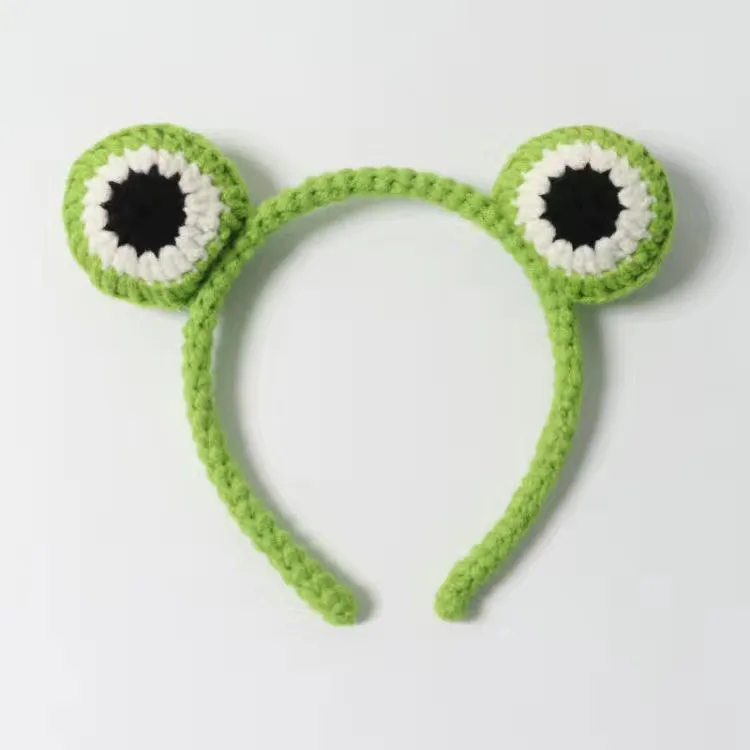 

New Handmade Woven Flower Wool Hair Hoops, Clip Hoops, Anti slip Dancing Hair Accessories