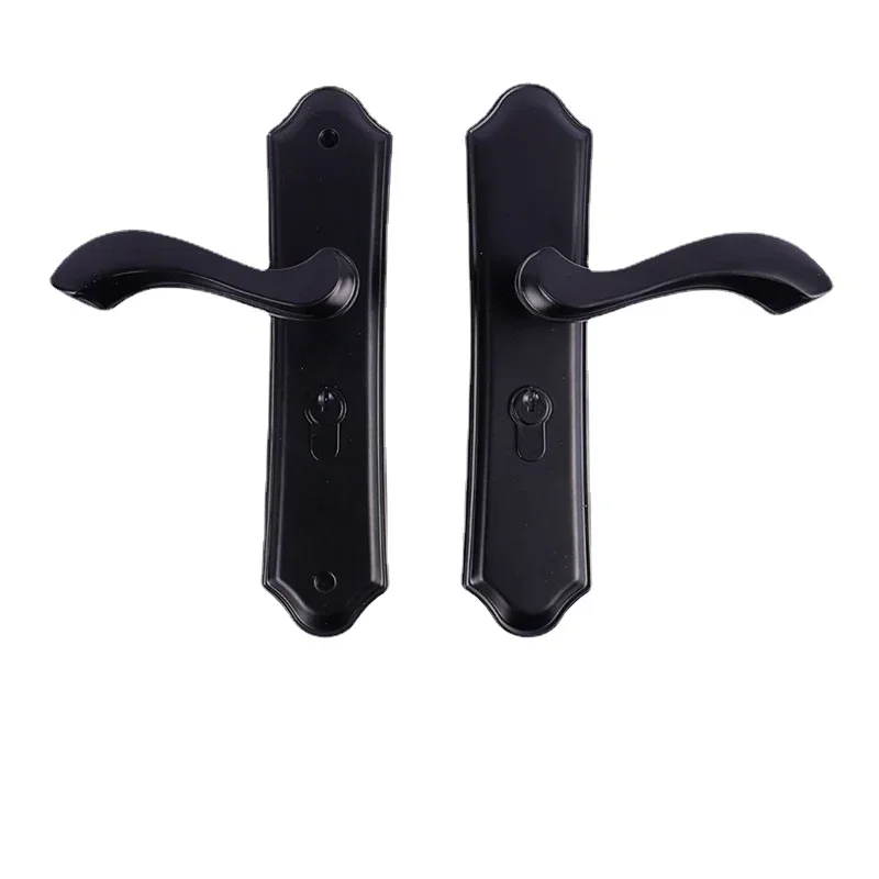 Bedroom Door Lock Minimalist Black Indoor Door Lock, Household Solid Wood Door Lock, Silent Split Handle Lock 1 Bedroom Door Lock Minimalist Black Indoor Door Lock, Household Solid Wood Door Lock, Silent Split Handle Lock 1