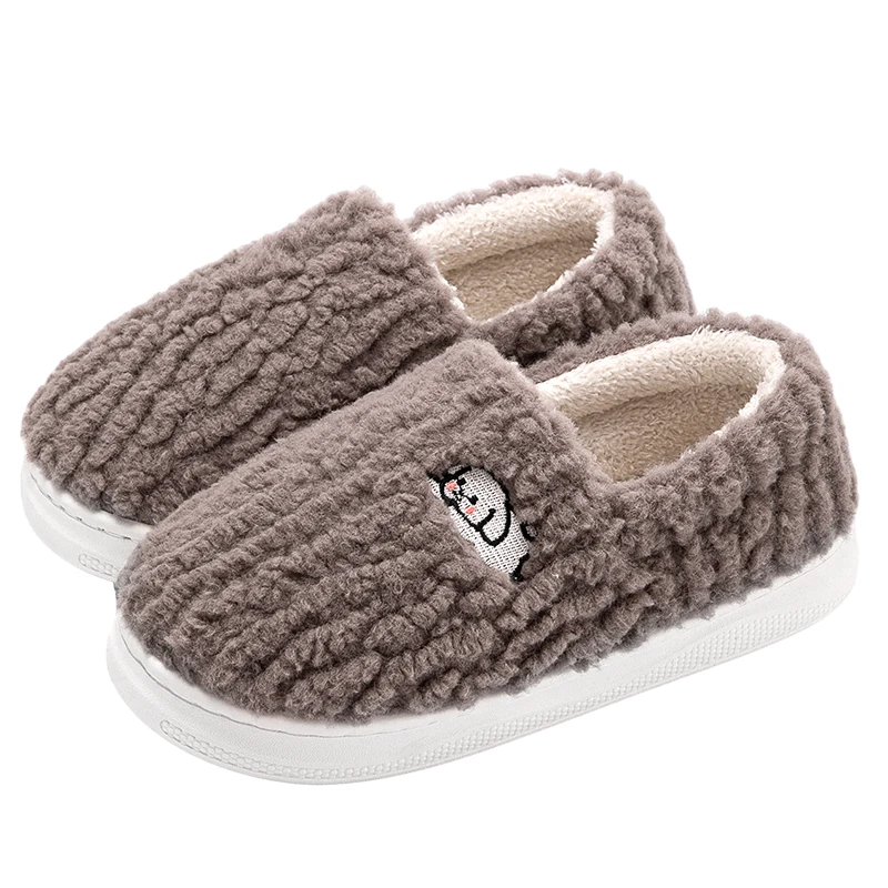 Cozy Thick-Soled Cotton Slippers - Indoor Anti-Slip Warmth