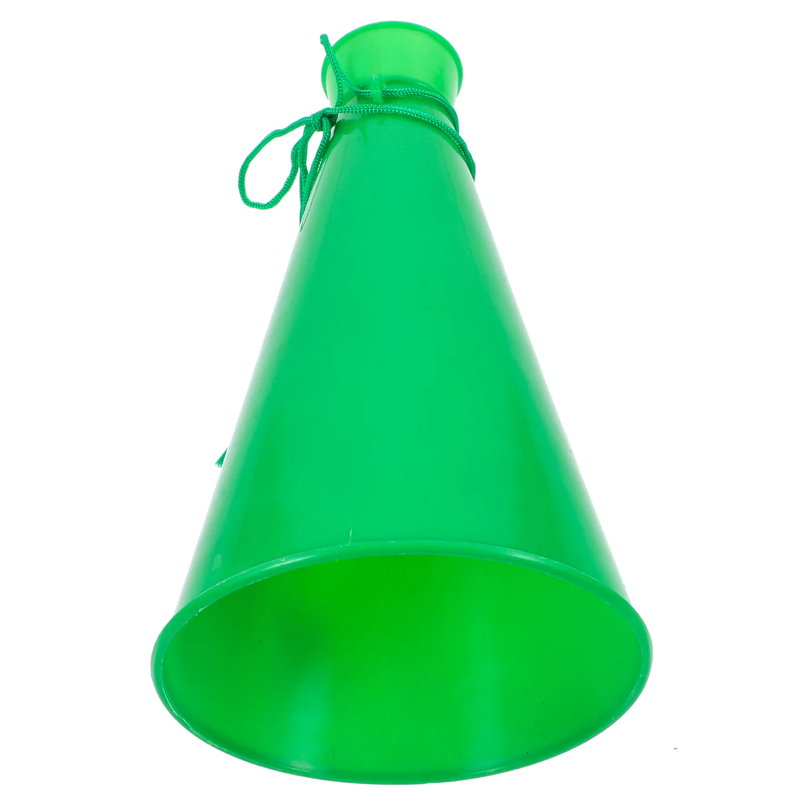 4pcs Cheer Megaphones Plastic Party Horns Green Toddler Toys Kids Cheering Props Portable Football Trumpet Mini