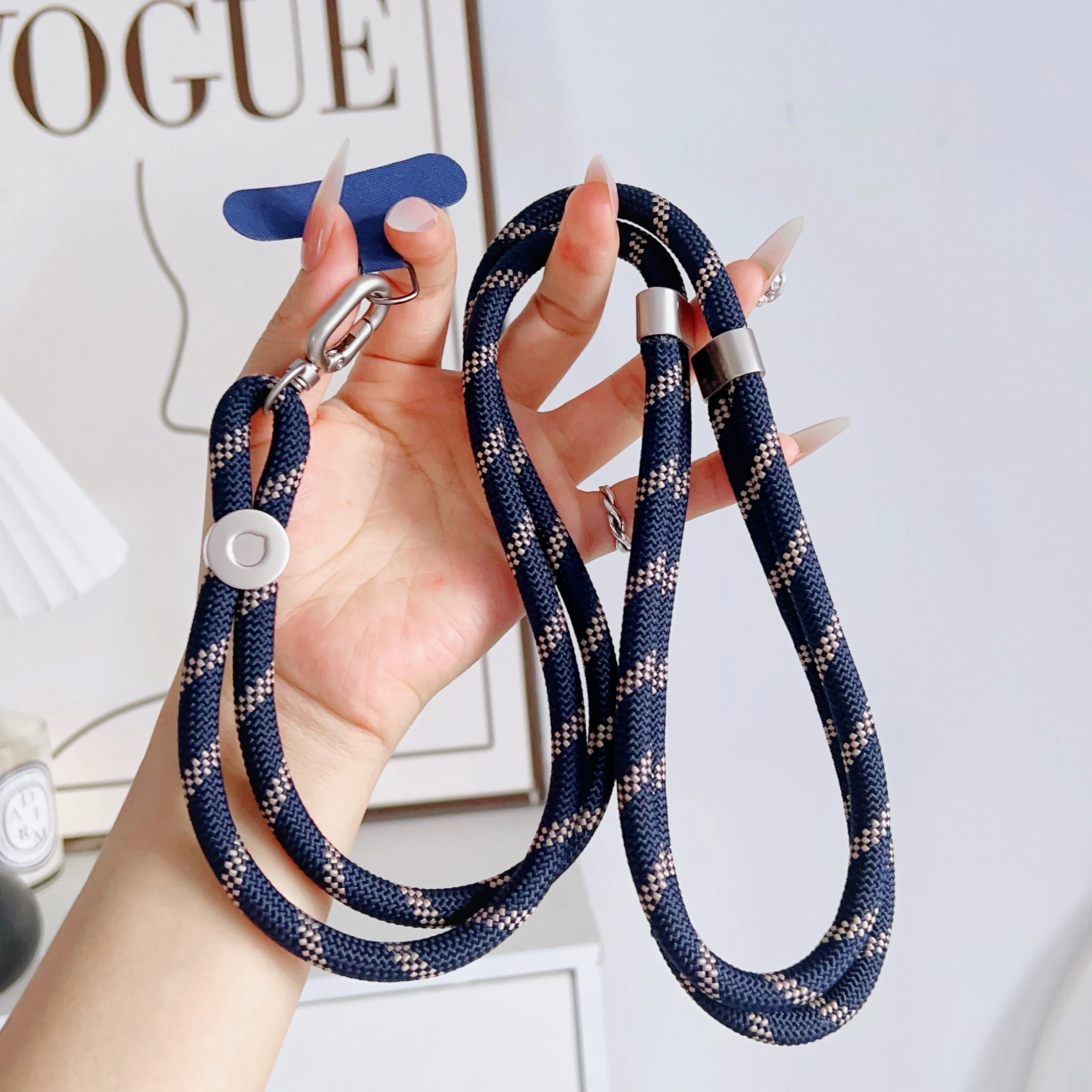 Versatile and Durable Universal Phone Crossbody Lanyard with Adjustable Anti-Loss Strap