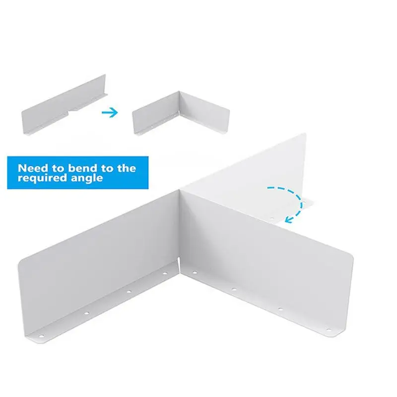 Roofing Gutter Guards Rainwater Diverter Plate Gutter Overflow Guard Downspout Roof Rain Guard Water Diverter for Flat Shingle