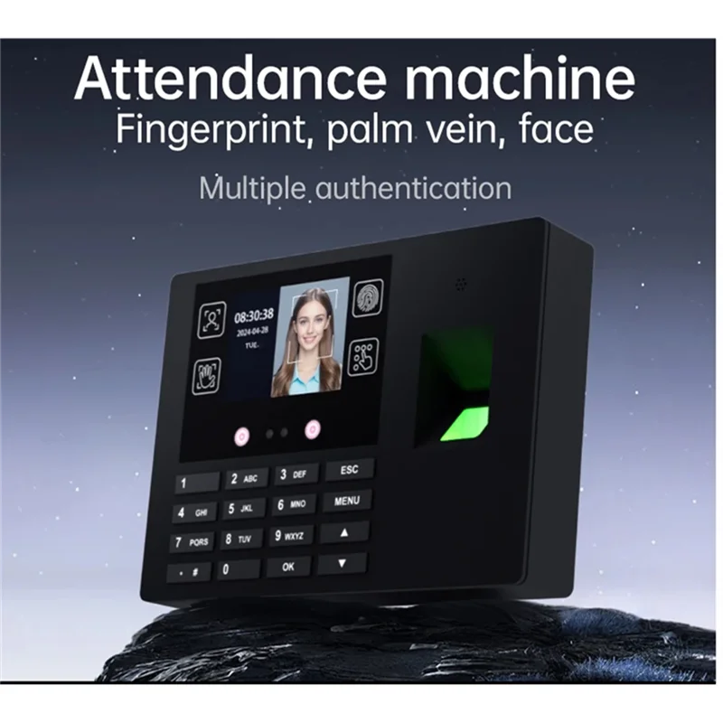 M09K Multi-Function Attendance Machine Fingerprint Recognition Password Facial Recognition Three-In-One System