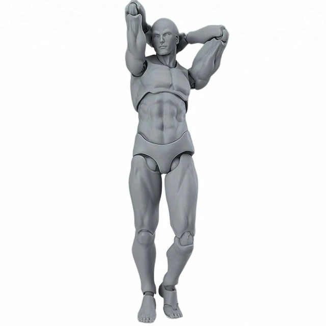 Figura de Ação de Chan Corpo Móvel, Manequim Masculino e Feminino, Artista  Art Painting, Figura Anime, Sketch Draw, Toy Model, 001, 14cm - AliExpress