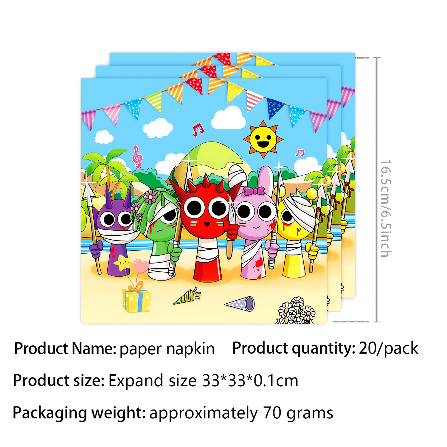 Incredibox Sprunki Birthday Party Decoration Disposable Cup Plate Tablecloth Balloon Background Kids Baby Shower Supplies birthday tableware set birthday party supplies party supplies disposable tablecloth