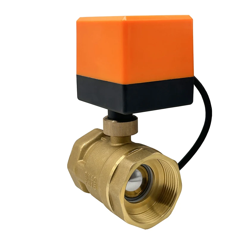 1/2 "3/4" 1 "2" บอลวาล์วมอเตอร์ 3 สาย 2 ควบคุมบอลวาล์วไฟฟ้าทองเหลืองสําหรับน้ํา/น้ํามัน/ของเหลว 220V 12V 24V 1