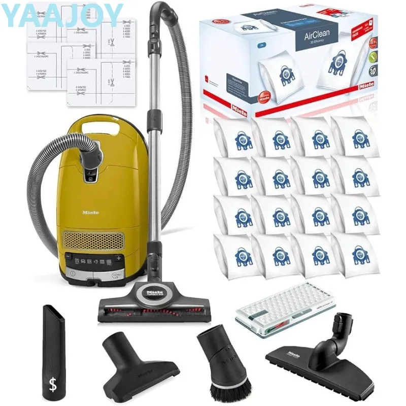 

Miele Complete C3 Calima Canister HEPA Vacuum Cleaner + STB 305-3 Turbobrush Bundle