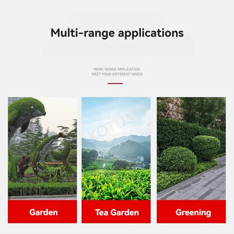 Two-Stroke Gasoline Double-Blade Light Hedge Trimmer Tea Tree Trimmer Backpack Garden Thick Branch Trimmer Electric Tools 68CC 5