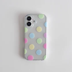 Vibrant Polka Dot Clear Phone Case Cover - Samsung S24 Plus 5G (T - LY434JJ005e1)