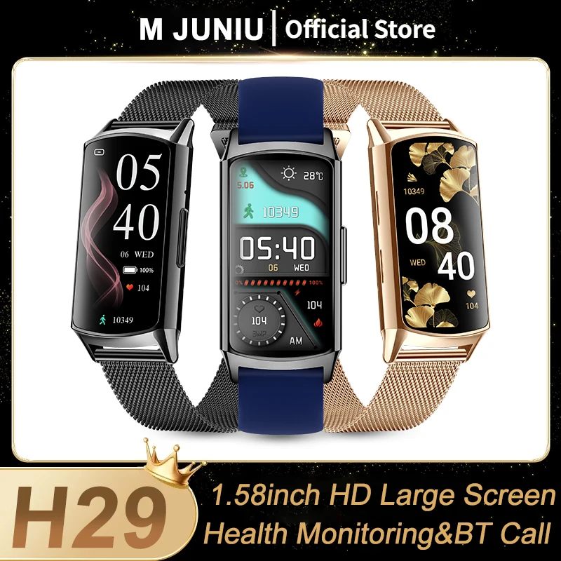 

Smart Watch Women Men Bluetooth Connected Phone Music Fitness Sports Bracelet Blood Oxygen Sleep Monitor 1.58inch Man Smartwatch