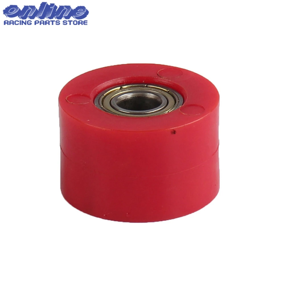 Motorcycle 8mm or 10mm Chain Roller Tensioner Pulley wheel guide for XR CR CRF 125 250 450 Pit Pro Dirt Bike Motocross motorcycle chain tensioner pulley