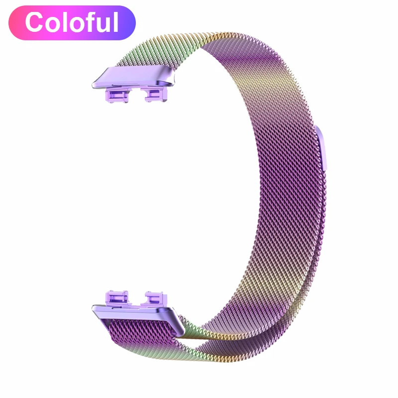 Magnetic Milanese Loop Metal Strap with Soft TPU Case & Screen Protector