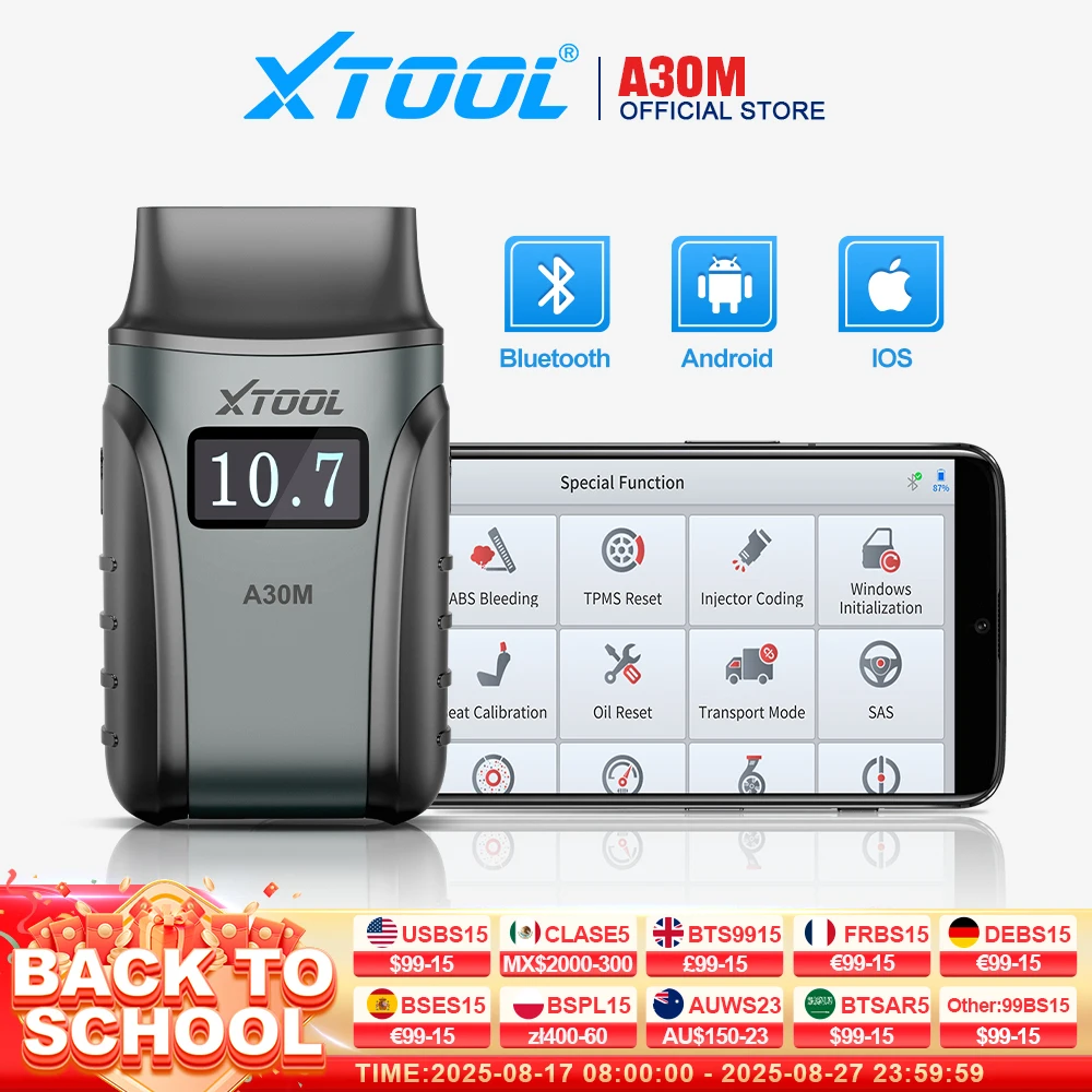 OBD2 診断機 2025年版 エンジン/トランスミッション 国内外車対応 新品