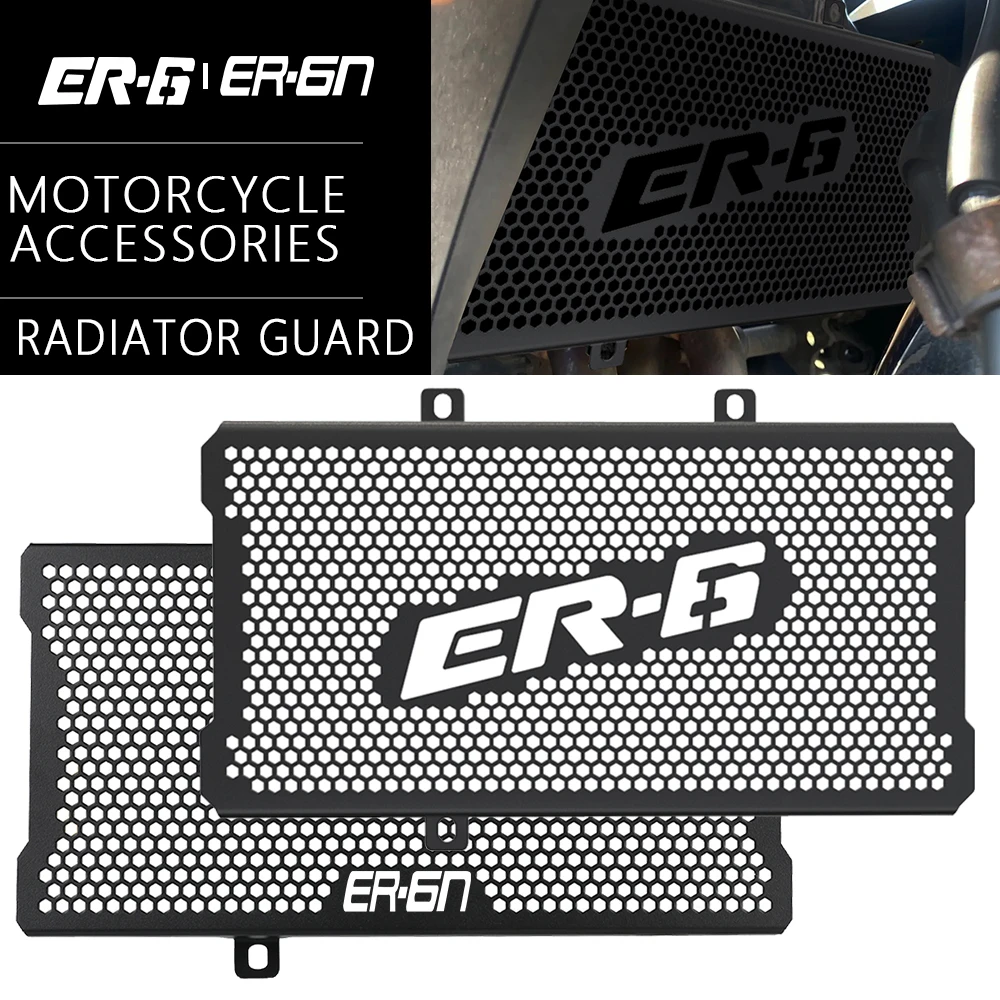 

For Kawasaki ER6N ER-6N Ninja 650 ER6F 2013 2014 2015 2016 Radiator Guard Grille Cover Protector Accessories Cooler Protection