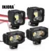 INJORA RC Car Bright LED Lights Headlight Spotlight for 1/10 RC Crawler Axial TRX4 TRX6 SCX10 90046 Wraith Redcat Gen8 1