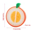 Cute Fruit Shaped Body Cleaning Sponge Cartoon Body Scrubber Bathroom Supplies Shower Brush Bath Tools for Kids Adult random 1pc 6