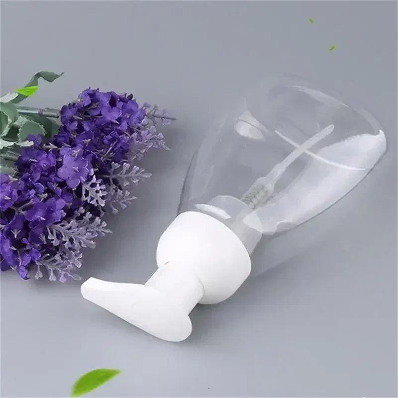 300ML Foam Bottle Transparent Mousse Bubble Bottle PET Plastic Hand Washing Liquid Bottles Facial Cleanser Soap Liquid Bottles