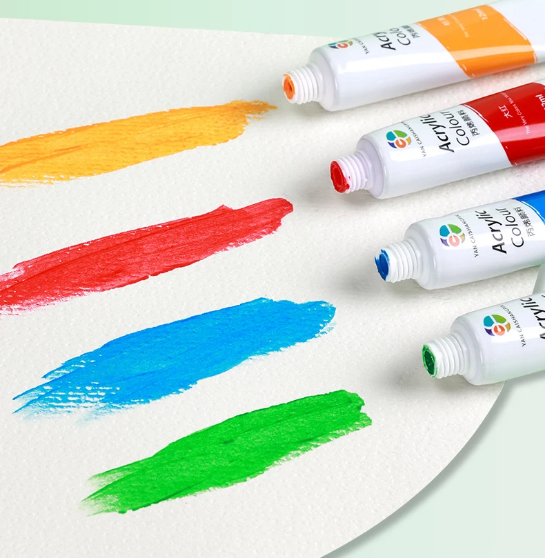 Acrylic Paint Set 24 Colours 12ml, Non Toxic Non Fading, Rich Pigment for  Kids, Adults, Beginner & Professional Artists - AliExpress