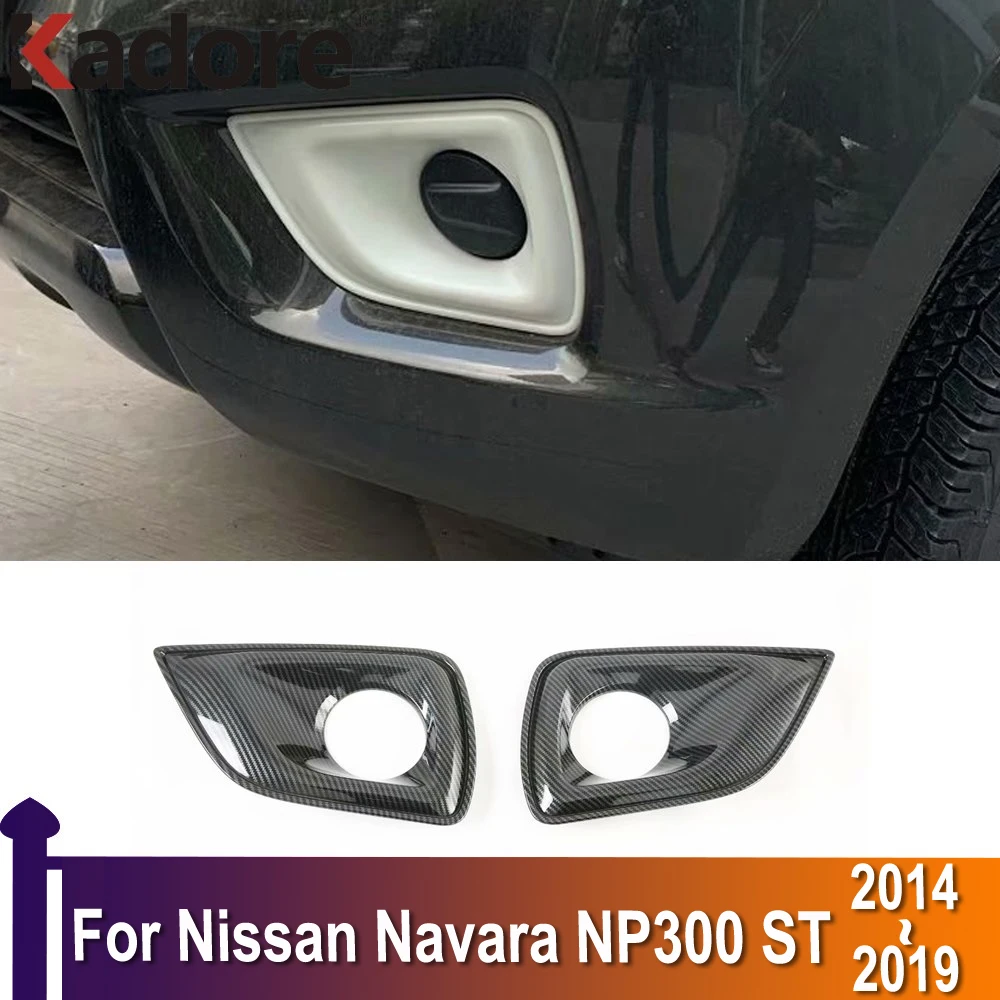 

Для Nissan Navara NP300 ST 2014-2018 2019, Хромированная передняя противотуманная фара, противотуманная фара, крышка, отделка, автомобильная наклейка, внешние аксессуары