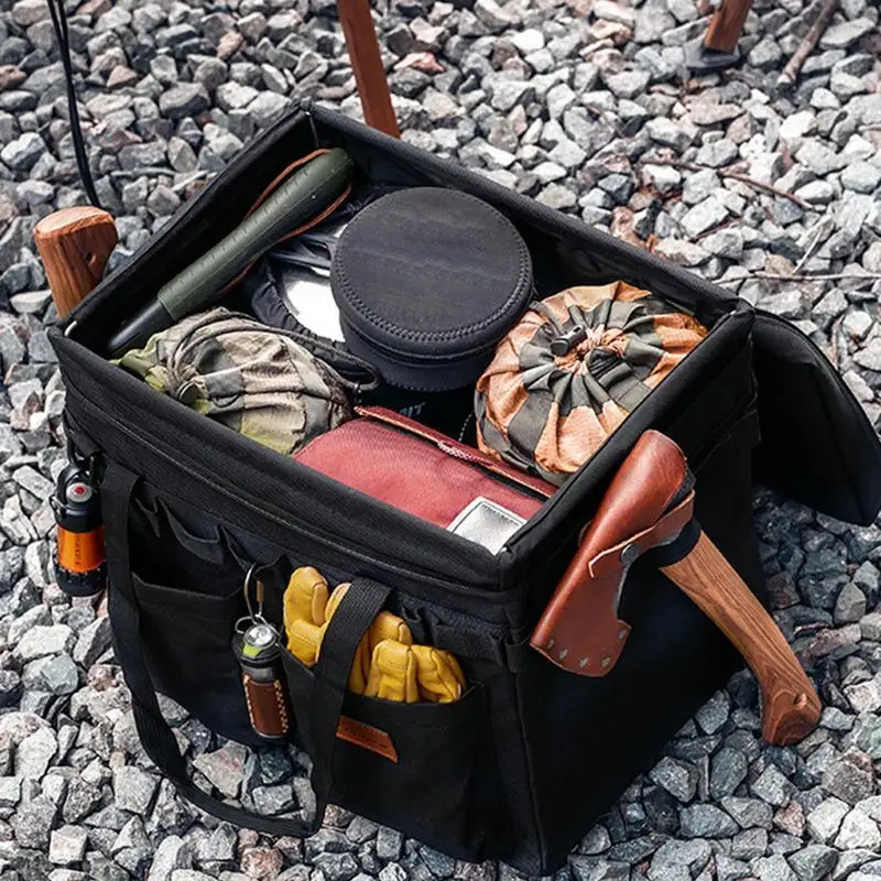 

Outdoor Picnic Bag Waterproof Camping Travel Organizer Lunch Box Large Capacity Tableware Picnic Tool Cookware Storage Bag