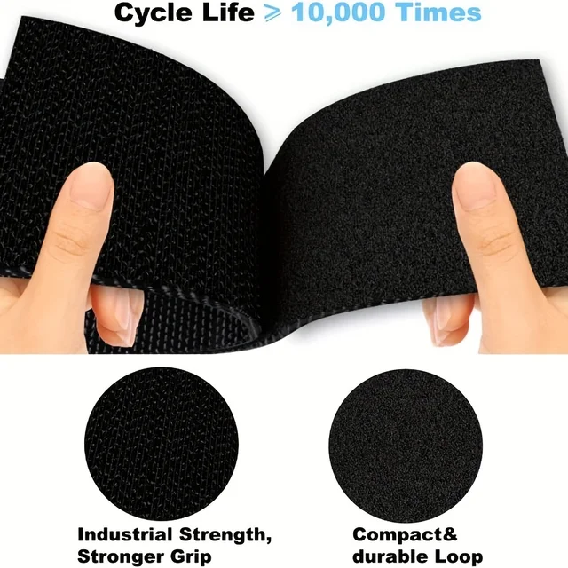 3/4pcs Heavy-Duty Storage Straps Reusable Extension Cord Organizer Cable Ties Hose Storage Accessory Holder Garage Organization 2