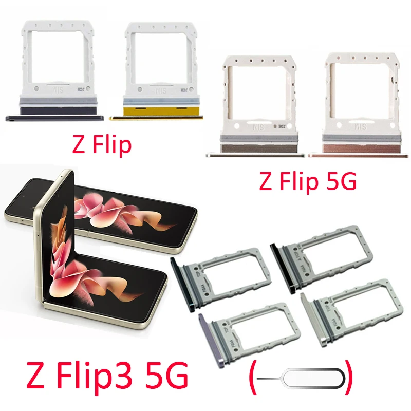 Card Reader Galaxy Z Flip Sd Card Phone Sim Card Tray Slot For