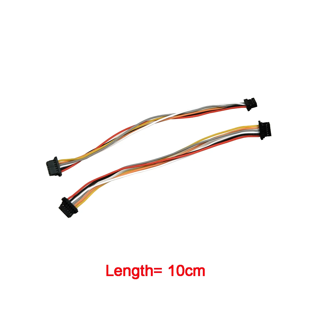 2pcs For DJI O3 Air Unit Flight Controller Direct Plug 6P Connecting Cable 10cm/15cm/20cm Silicone Wire For F4 F7 FC FPV Drones 3