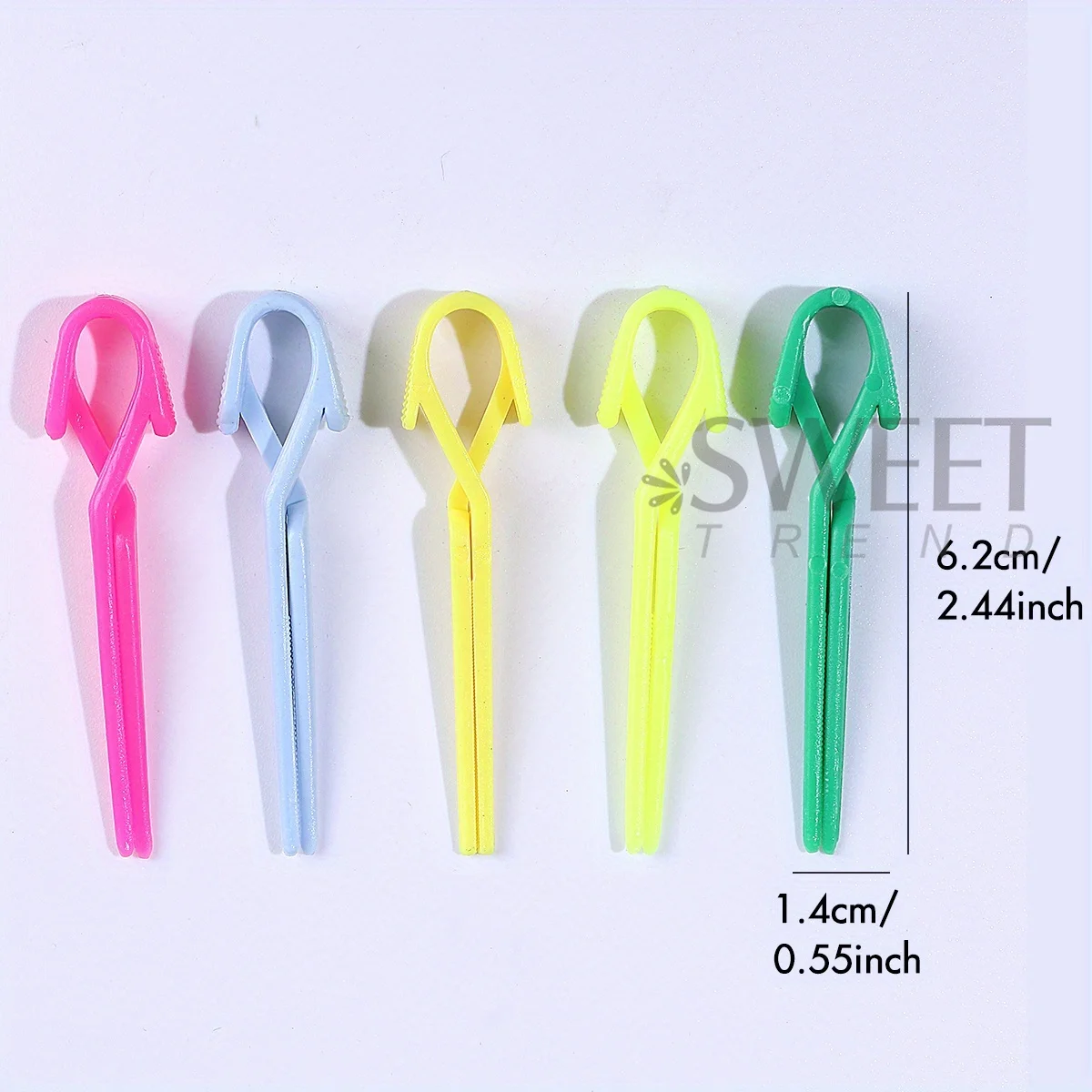 20pcs Anti-Spill Nail Polish Applicator Clips Positioning Cross Fingernails Auxiliary Tools Phototherapy Care Manicure Accessory