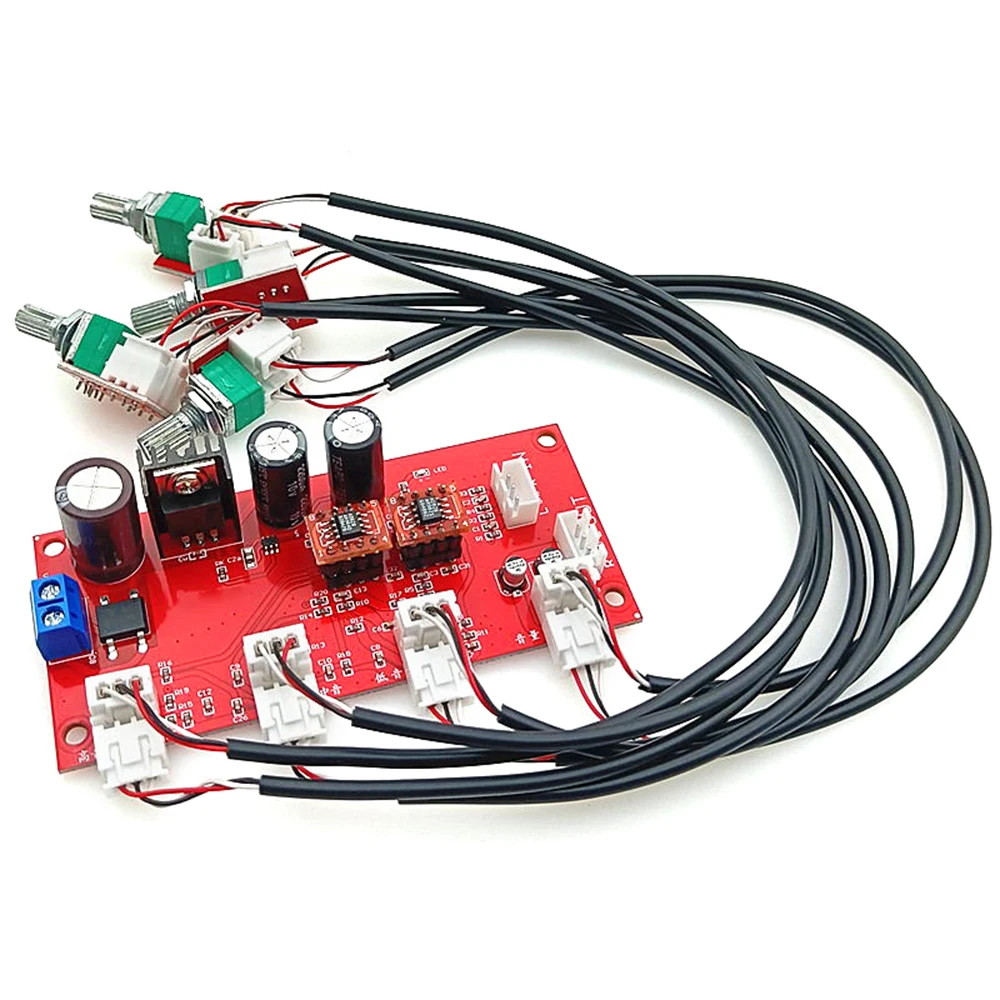 Modulo Scheda Amplificatore AD828, Preamplificatore Audio DC 8-24V, Alimentazione Singola Con Potenziometro Volume, Stereo NE5532