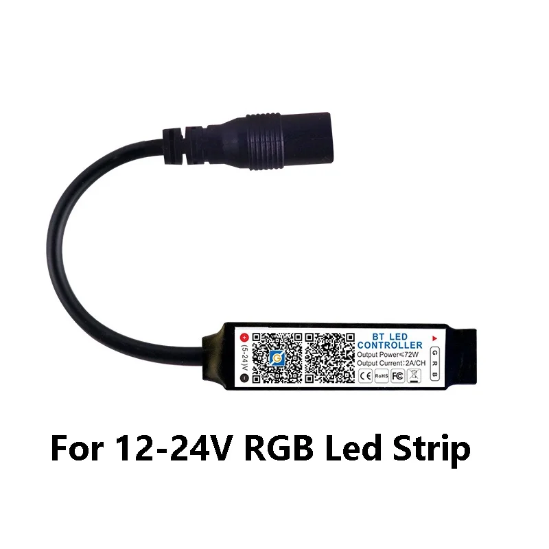 وحدة تحكم RGB صغيرة بلوتوث USB تيار مستمر 5 فولت 1...