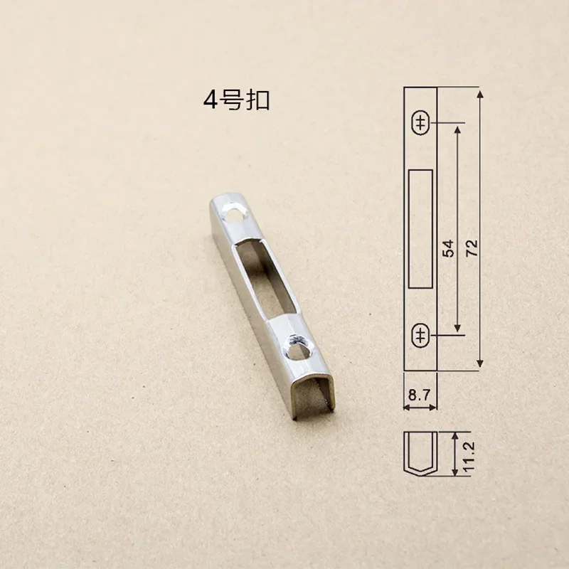 Aluminum Alloy Sliding Door And Window Hardware Bar Hook Lock Movable Door Lock Patrs Seat Plate