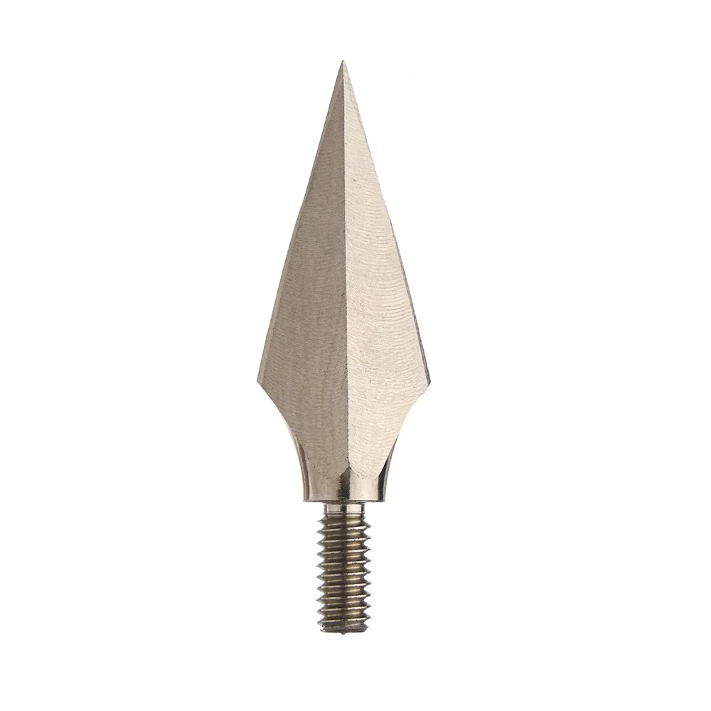 Archery Hunting Broadheads For 6.25 inch Shaft 77 Grain Willow-leaf broad Screw Tips Sharp Screw-In Arrow Heads 6/12/24 pcs archery arrowhead