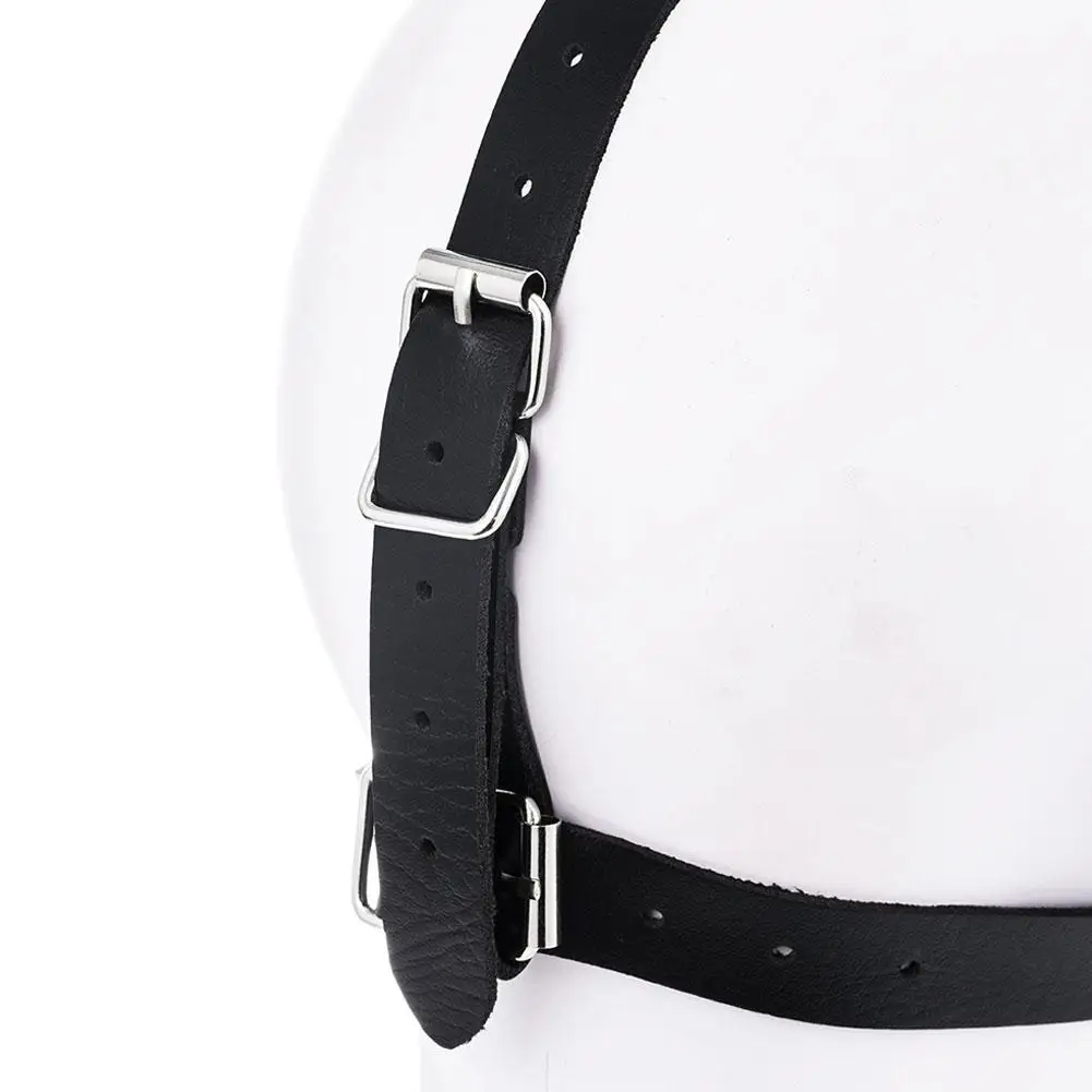 Gag Ball Mouth Restraint Set Adjustable Harness Sturdy Soft Touch_voghion.com