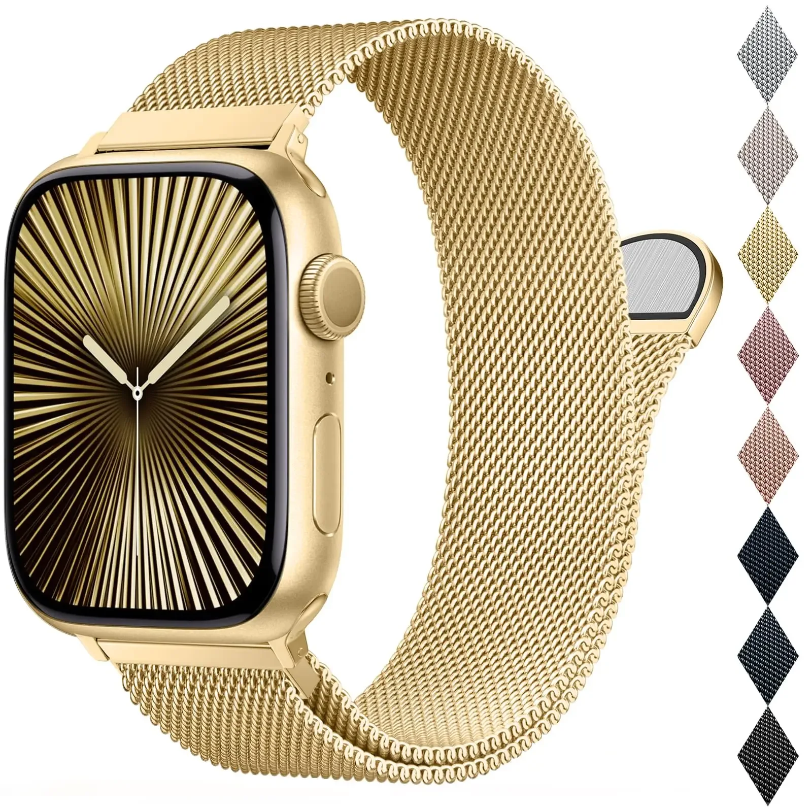 Elegant Stainless Steel Magnetic Loop Band