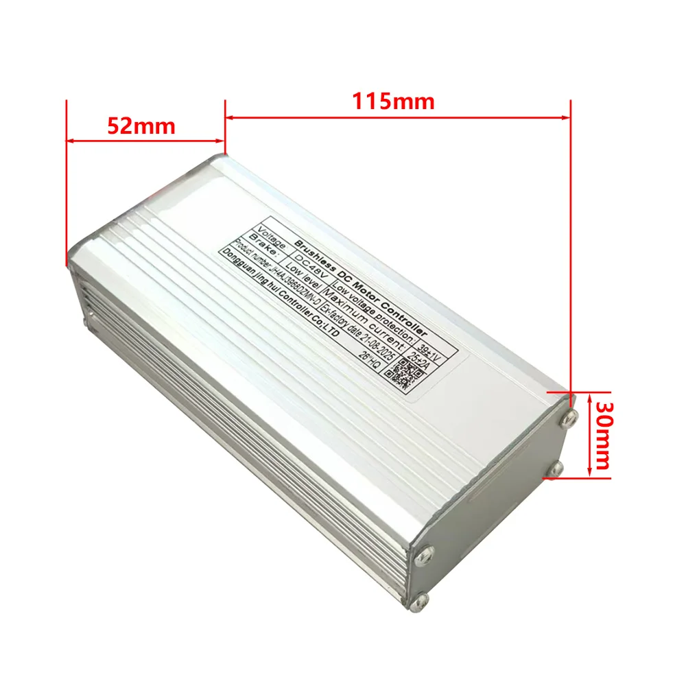 전기 자전거 브러시리스 모터 컨트롤러 JH4AJ3968DZMN-D 48V 25A 전기 스쿠터 속도 부품 MTB 액세서리 속도 컨트롤러