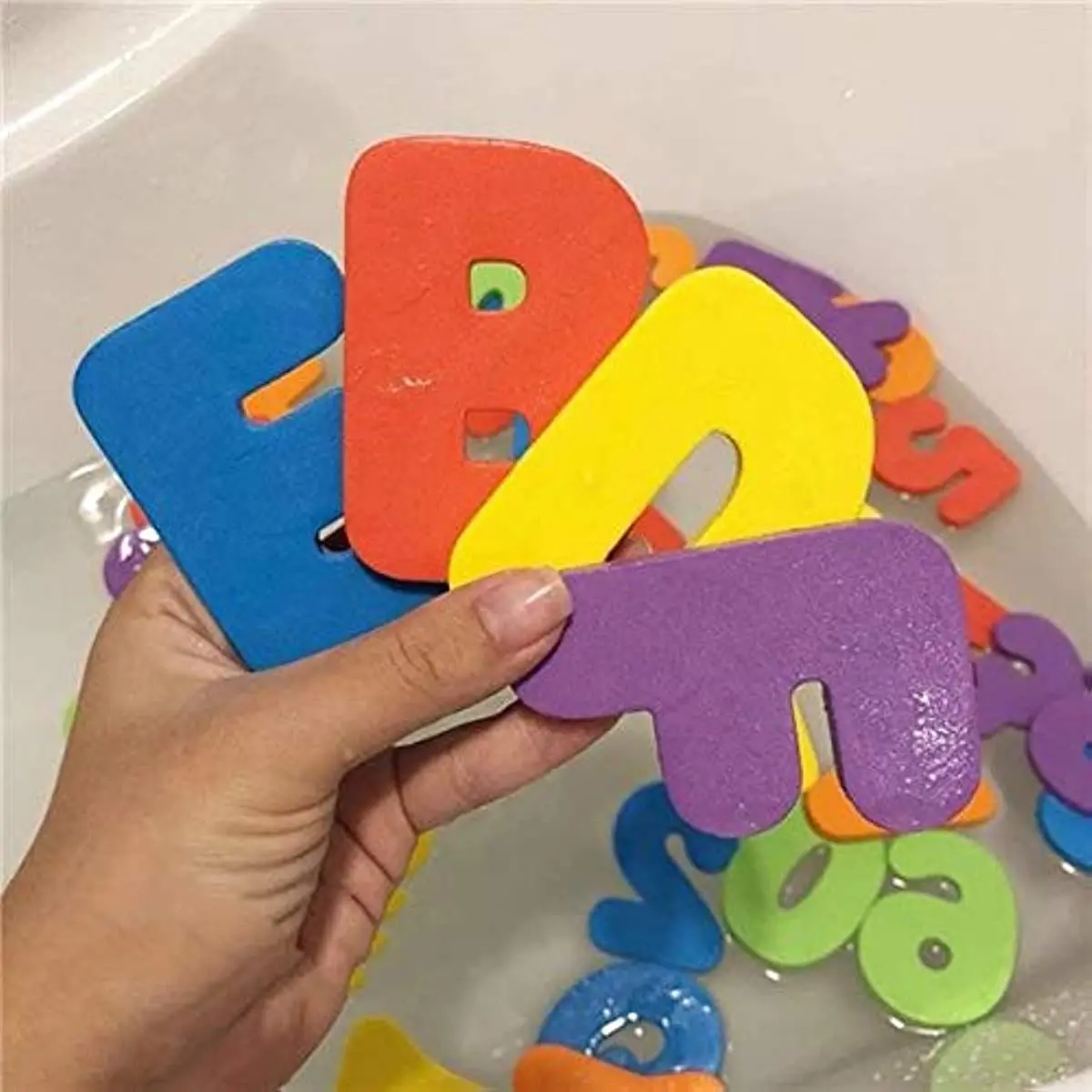 Bathtub Bathroom Education Learning Toys Foam Letters Alphanumeric Total  Bubble Stickers Children's Puzzle DIY Toy Set 36Pcs New - AliExpress