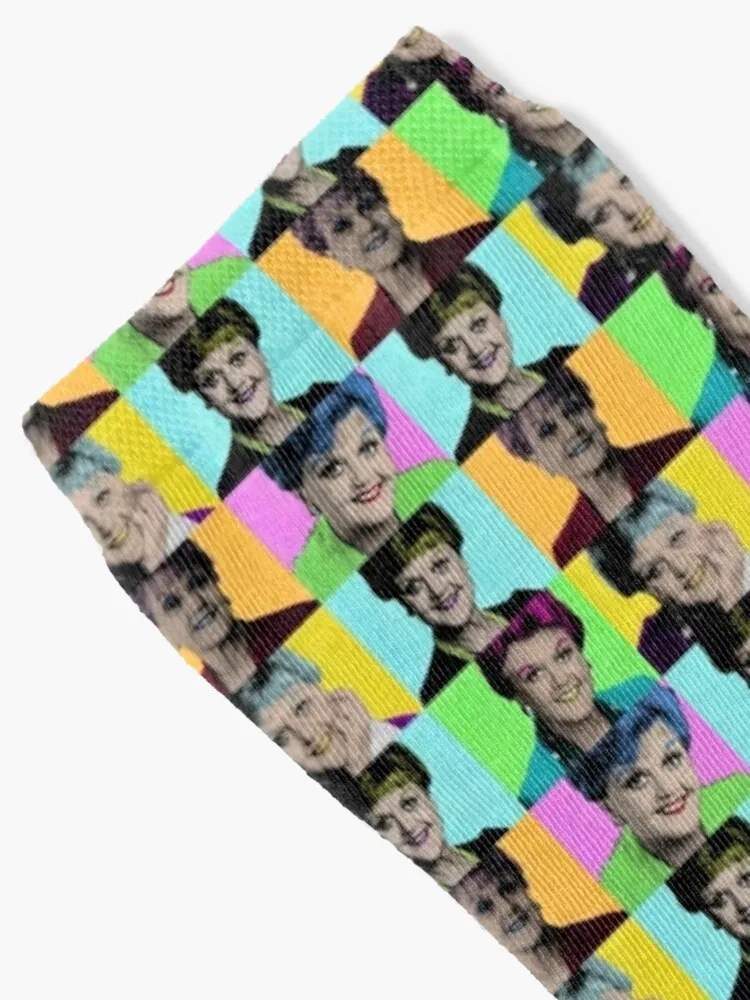 Jessica Fletcher (Pop Art) MURDER, SHE WROTE Socks compression socks men Rugby basketball Sock man